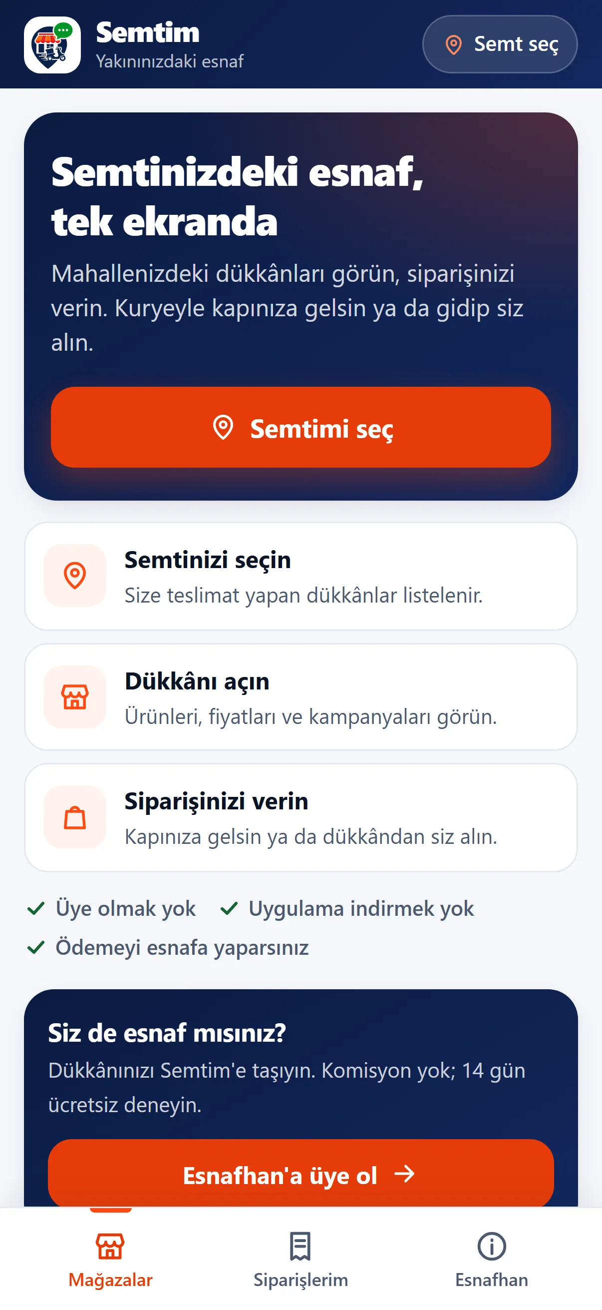 Semtim: mahallenizdeki dükkânlar